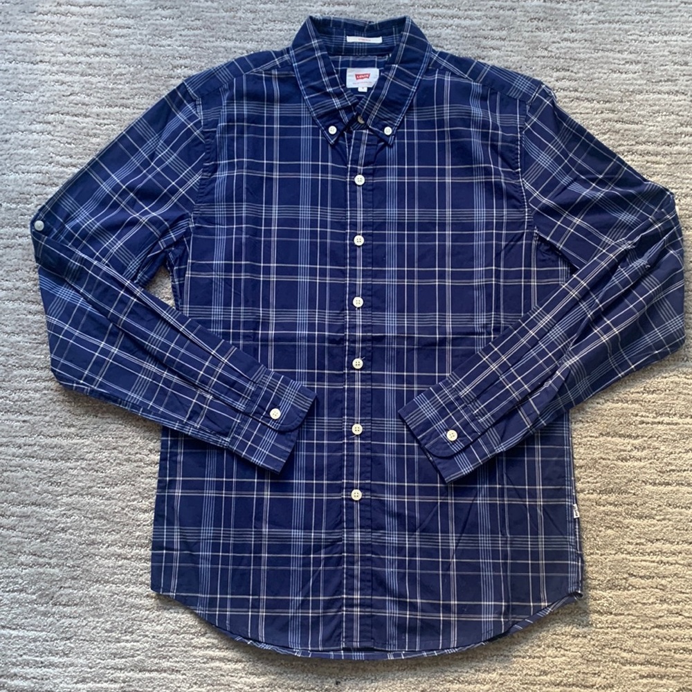Men's Levi’s Long Sleeve Casual Stretch Shirt - Size SM